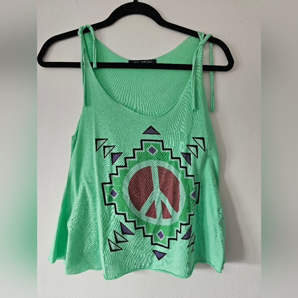 Wildfox tribal aztec peace tank as seen on selena gomez - Picture 4 of 6